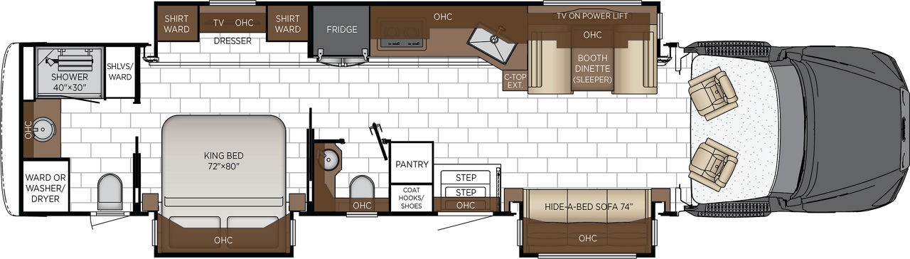 2027 Supreme Aire 4341 Floorplan