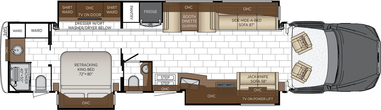 2027 Supreme Aire 4505 Floorplan