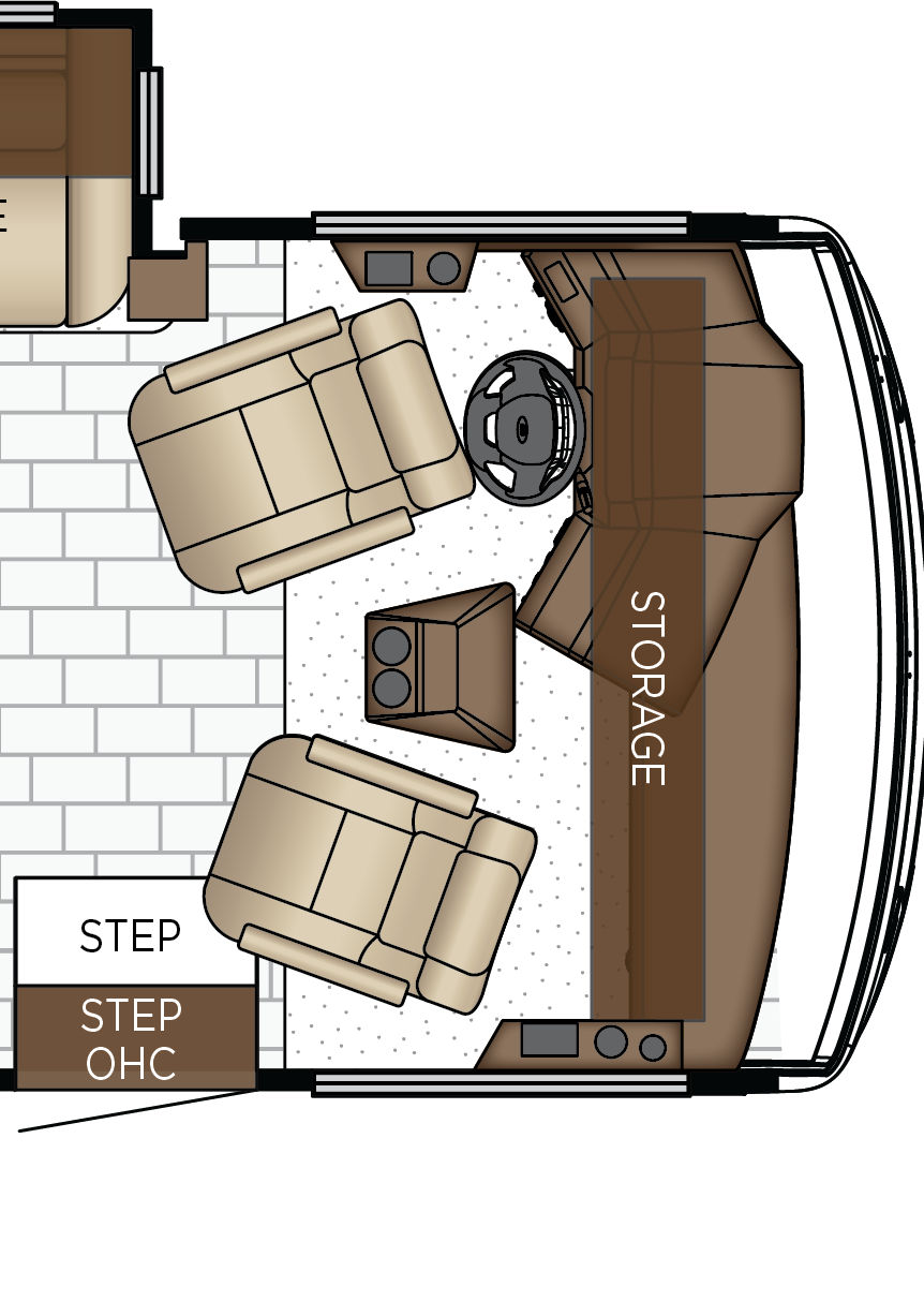 2027 Bay Star 3114 Cockpit Floorplan
