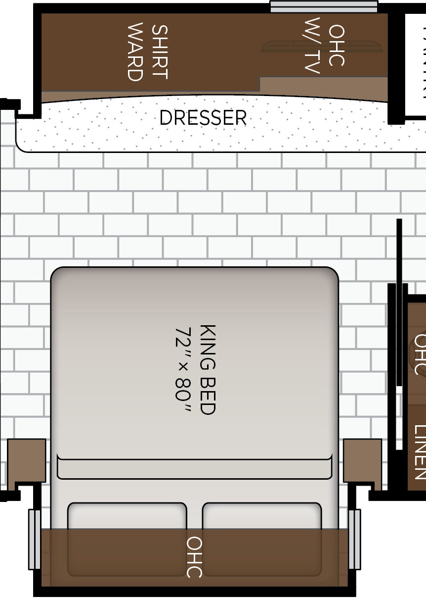 2027 Bay Star 3225 Bedroom Floorplan