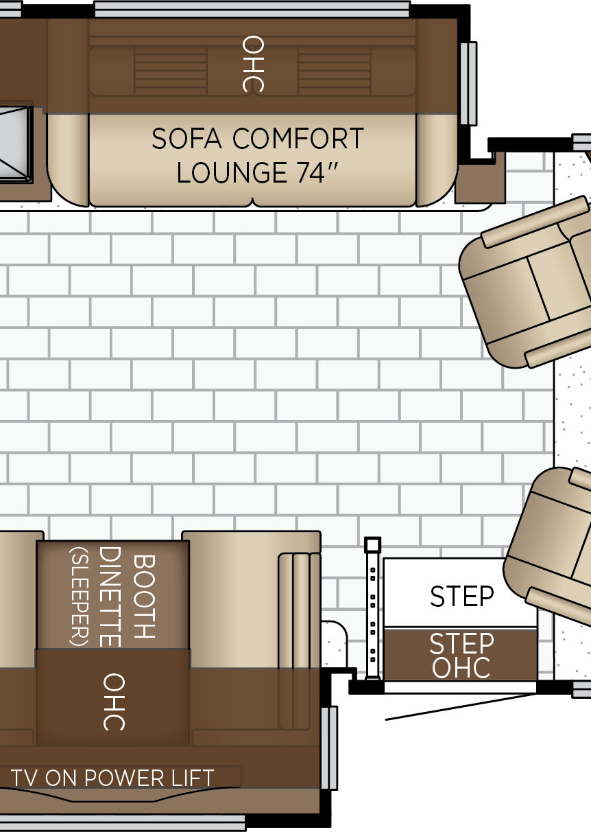 2027 Bay Star 3225 Cabin Floorplan