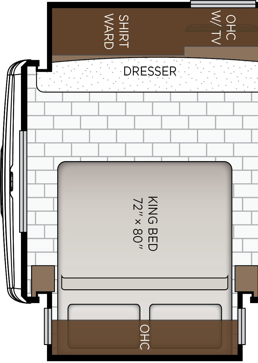 2027 Bay Star 3225 Exterior & Storage Floorplan