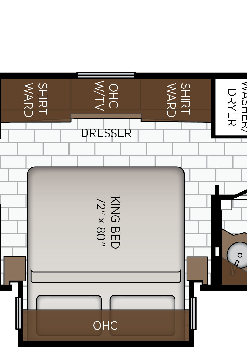2027 Bay Star 3609 Bedroom Floorplan