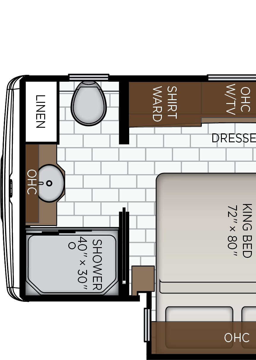 2027 Bay Star 3609 Exterior & Storage Floorplan