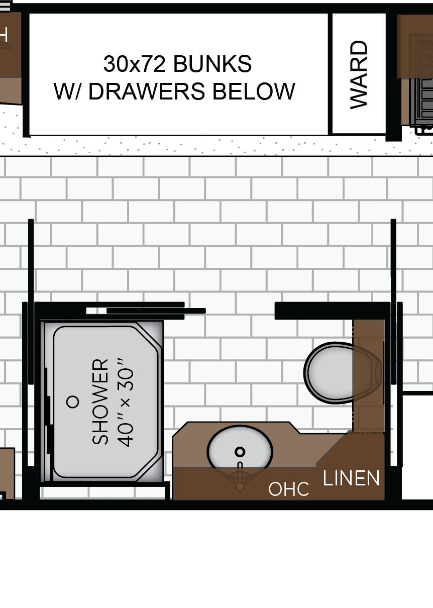 2027 Bay Star 3640 Bathroom Floorplan