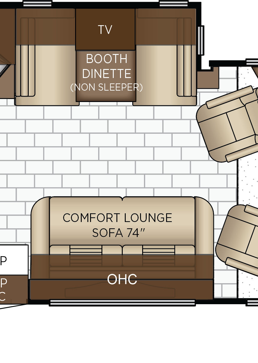 2027 Bay Star 3640 Cabin Floorplan