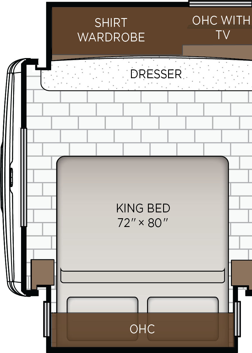 2027 Bay Star 3640 Exterior & Storage Floorplan