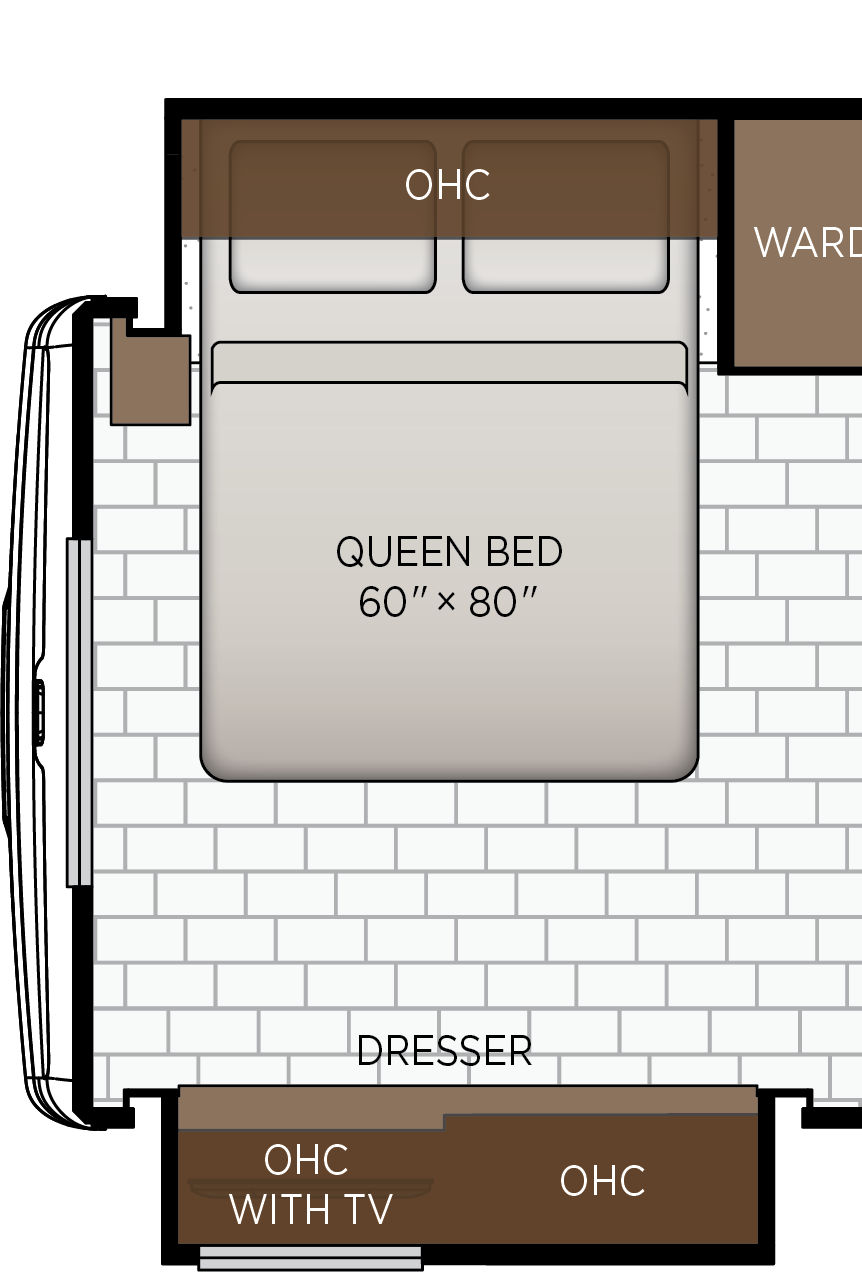 2027 Bay Star 3811 Exterior & Storage Floorplan
