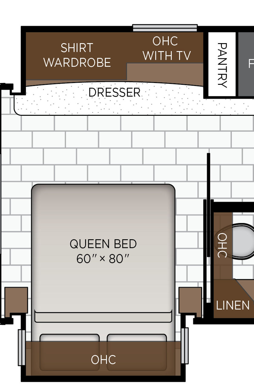 2027 Bay Star Sport 3014 Bedroom Floorplan