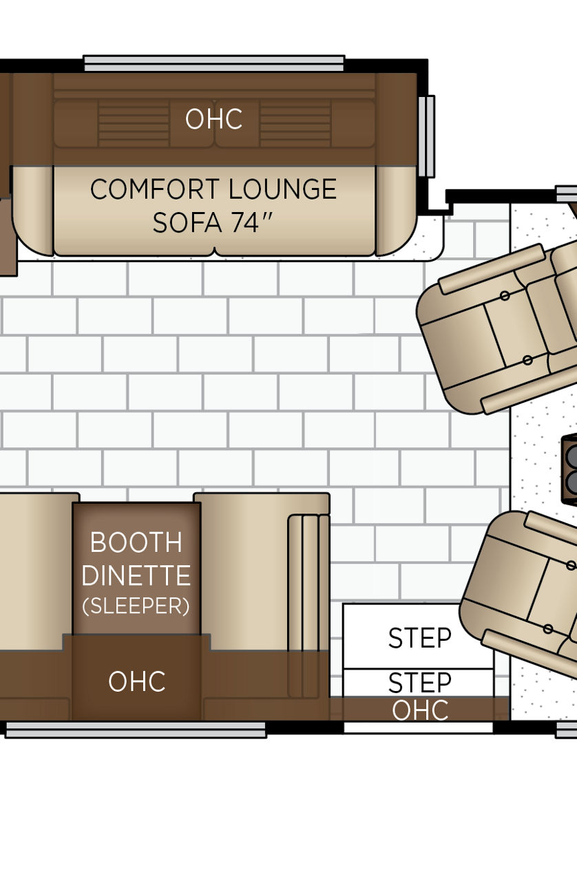 2027 Bay Star Sport 3014 Cabin Floorplan
