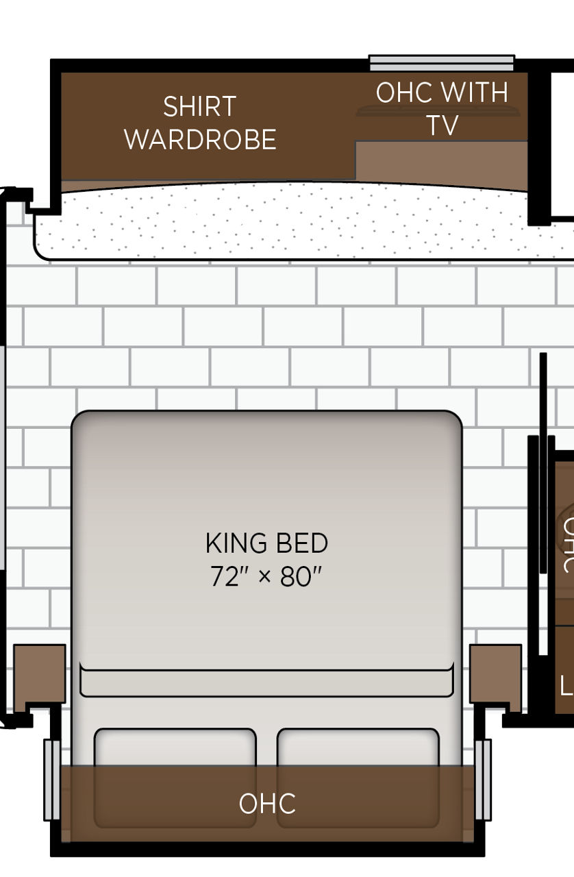 2027 Bay Star Sport 3225 Bedroom Floorplan