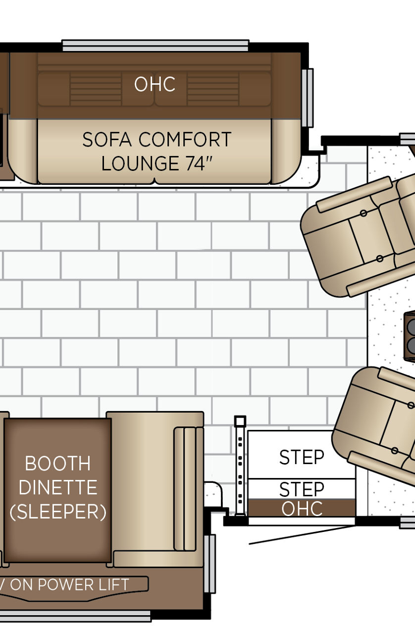 2027 Bay Star Sport 3225 Cabin Floorplan