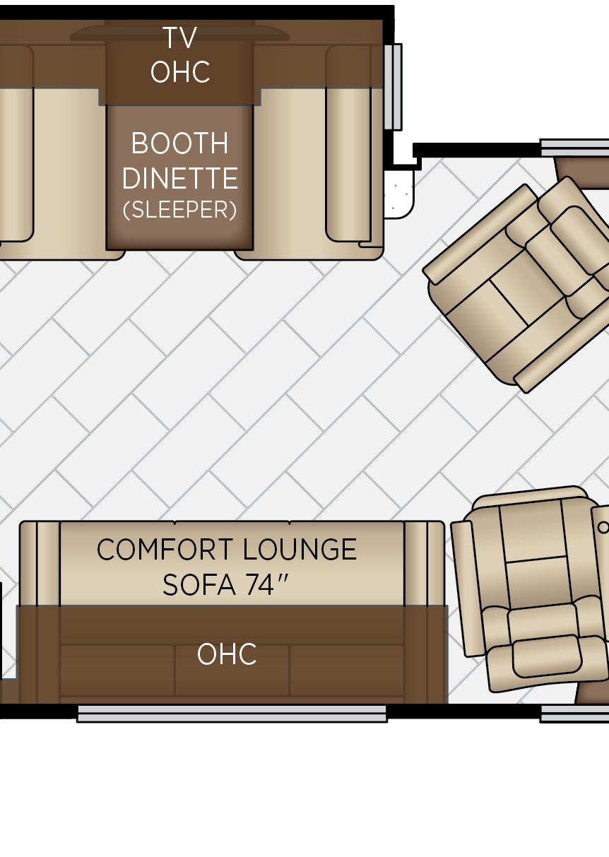 2027 Canyon Star 3947 Cabin Floorplan