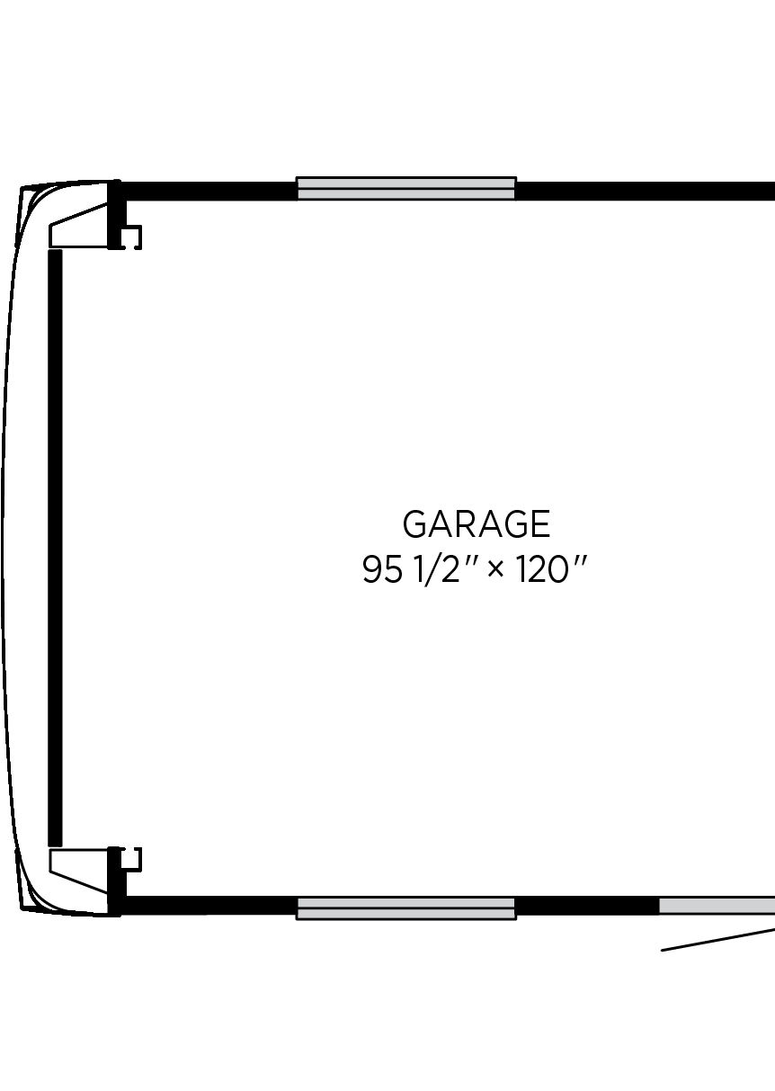 2027 Canyon Star 3947 Exterior & Storage Floorplan