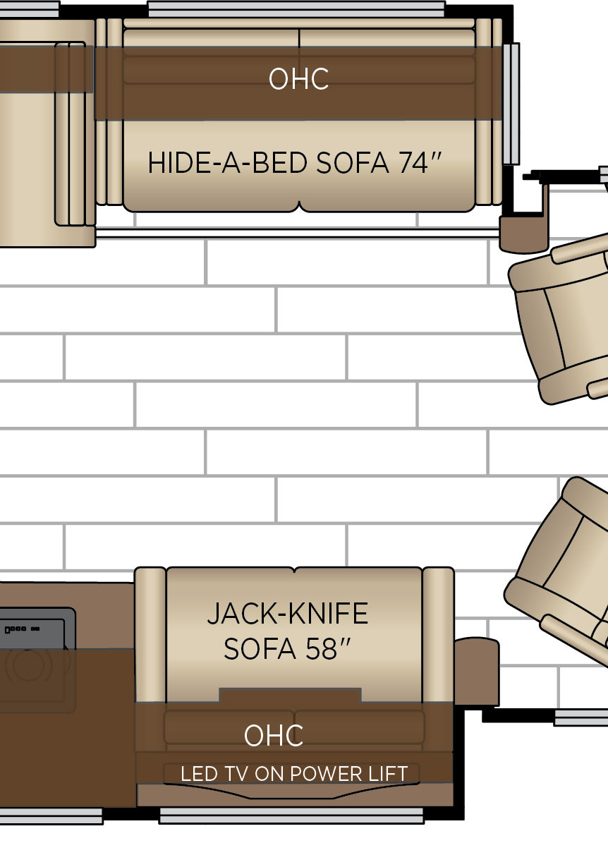 2027 Dutch Star 3836 Cabin Floorplan