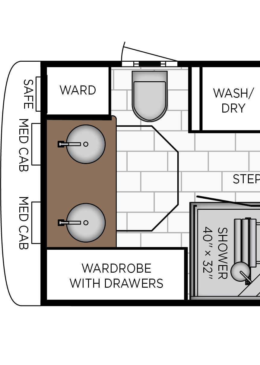2027 Essex 4569 Exterior & Storage Floorplan