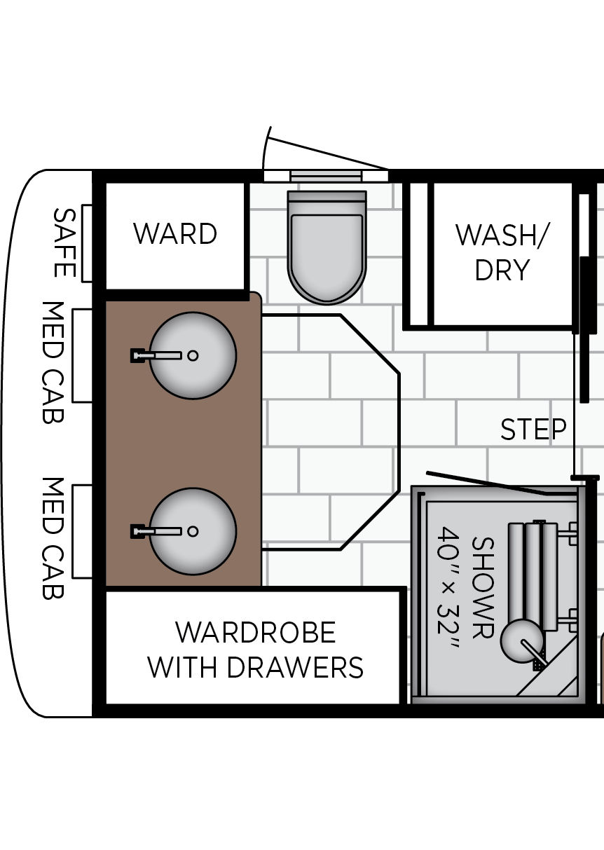 2027 Essex 4595 Exterior & Storage Floorplan