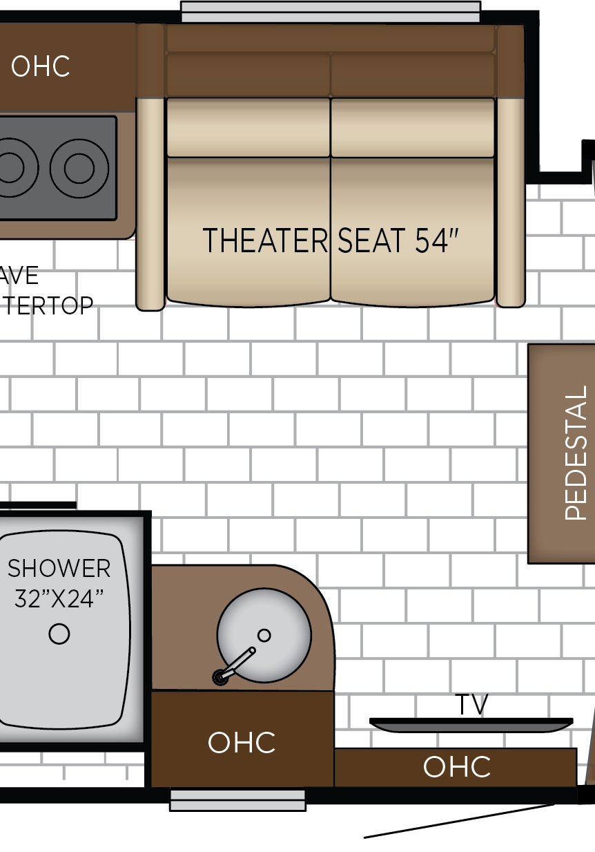 2027 Freedom Aire 2512 Cabin Floorplan