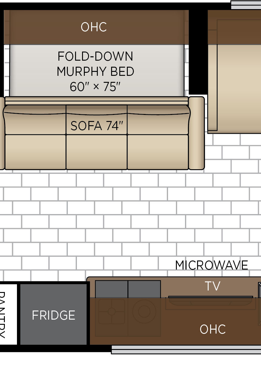 2027 Freedom Aire 2515 Cabin Floorplan