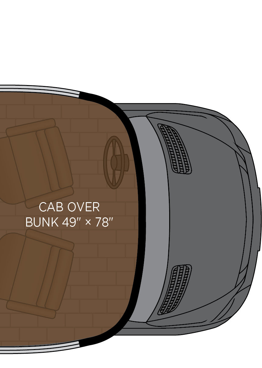 2027 Freedom Aire 2515 Cockpit Floorplan