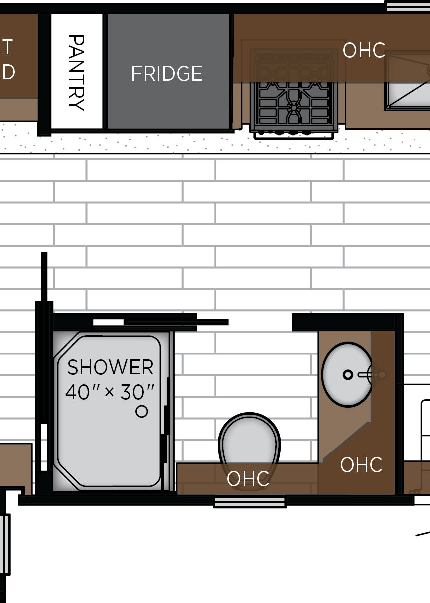 2027 Grand Star 3444 Bathroom Floorplan