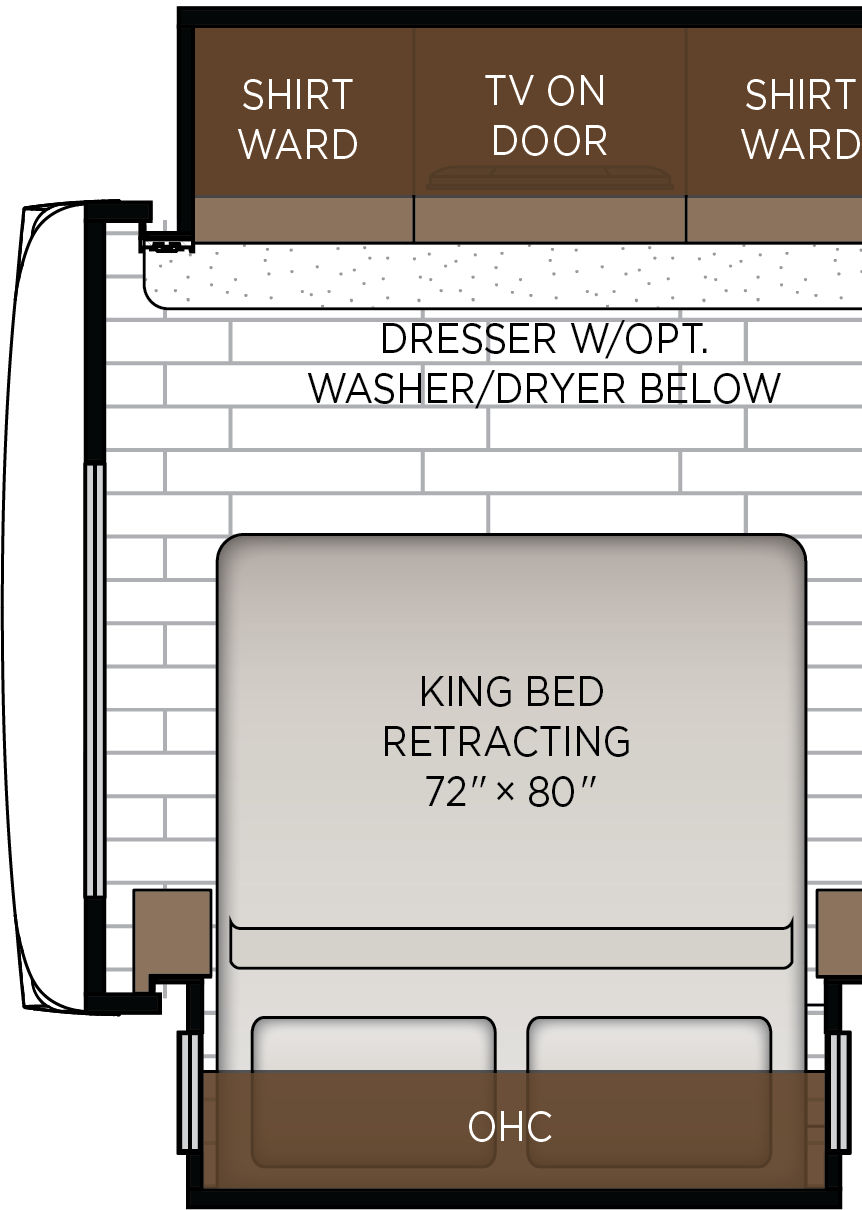 2027 Grand Star 3444 Exterior & Storage Floorplan