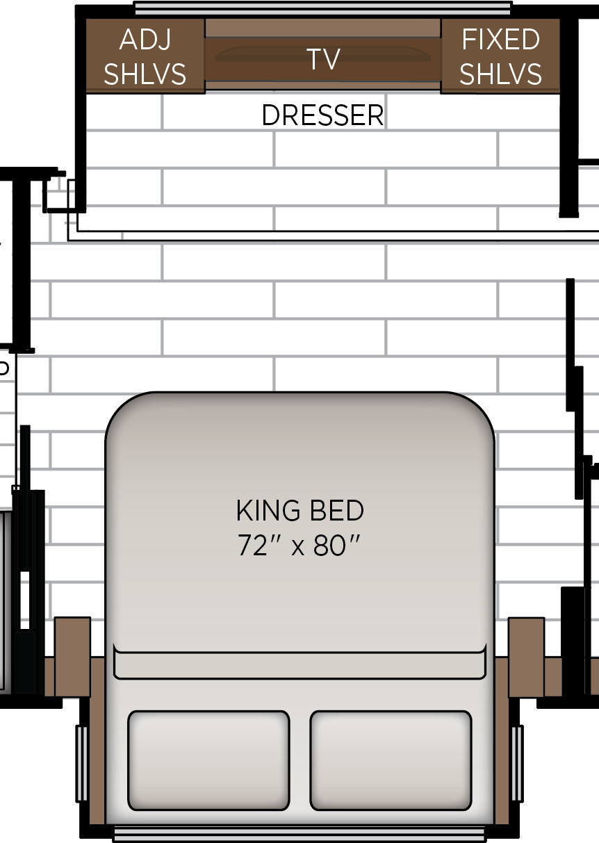 2027 King Aire 4531 Bedroom Floorplan