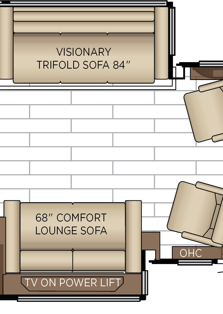 2027 King Aire 4531 Cabin Floorplan