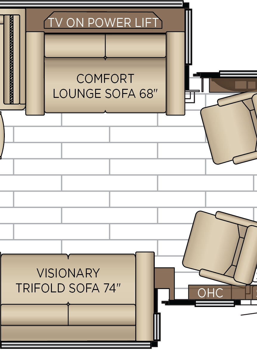 2027 King Aire 4540 Cabin Floorplan