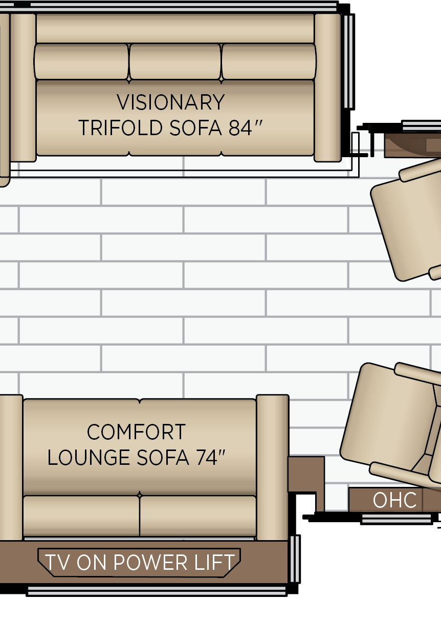 2027 King Aire 4596 Cabin Floorplan
