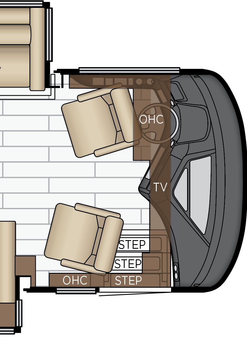 2027 King Aire 4596 Cockpit Floorplan