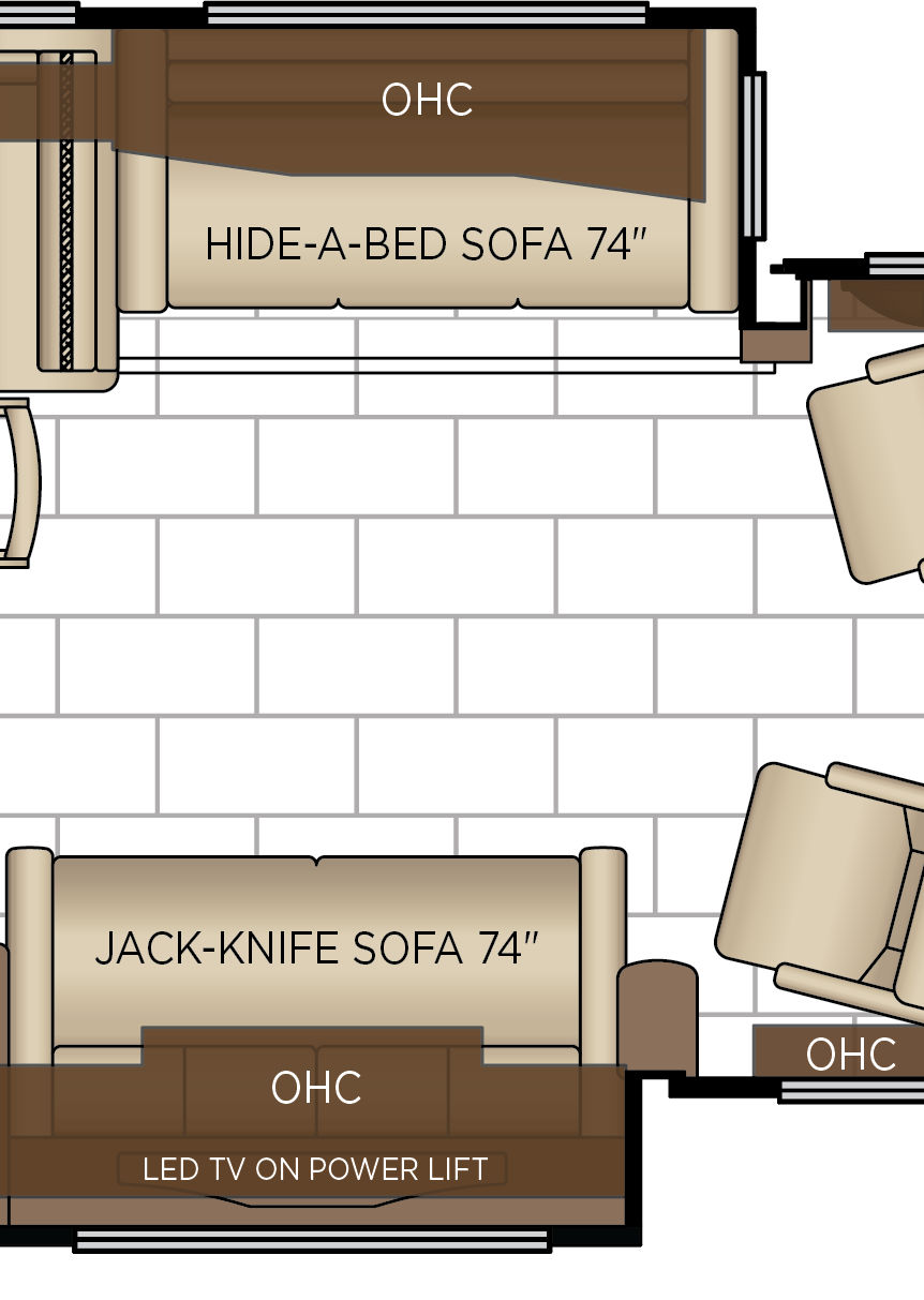 2027 London Aire 4540 Cabin Floorplan