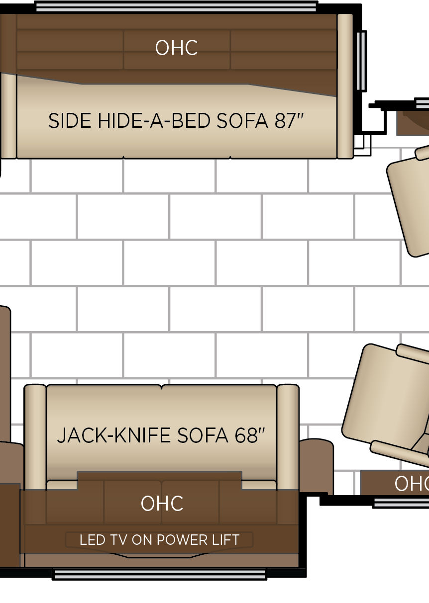 2027 London Aire 4569 Cabin Floorplan