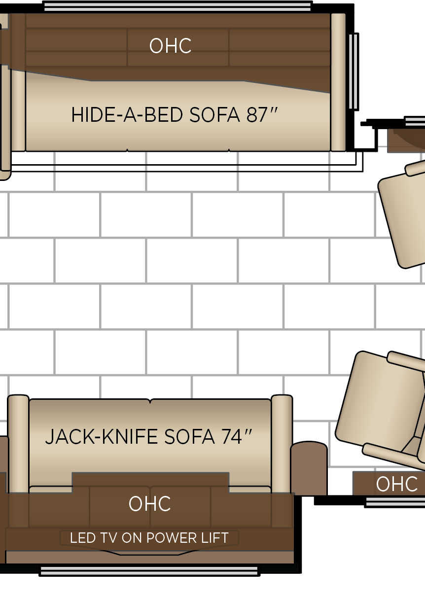 2027 London Aire 4595 Cabin Floorplan