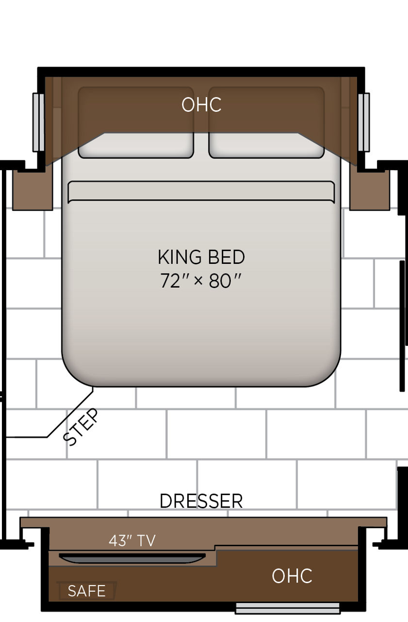 2027 Mountain Aire 3823 Bedroom Floorplan