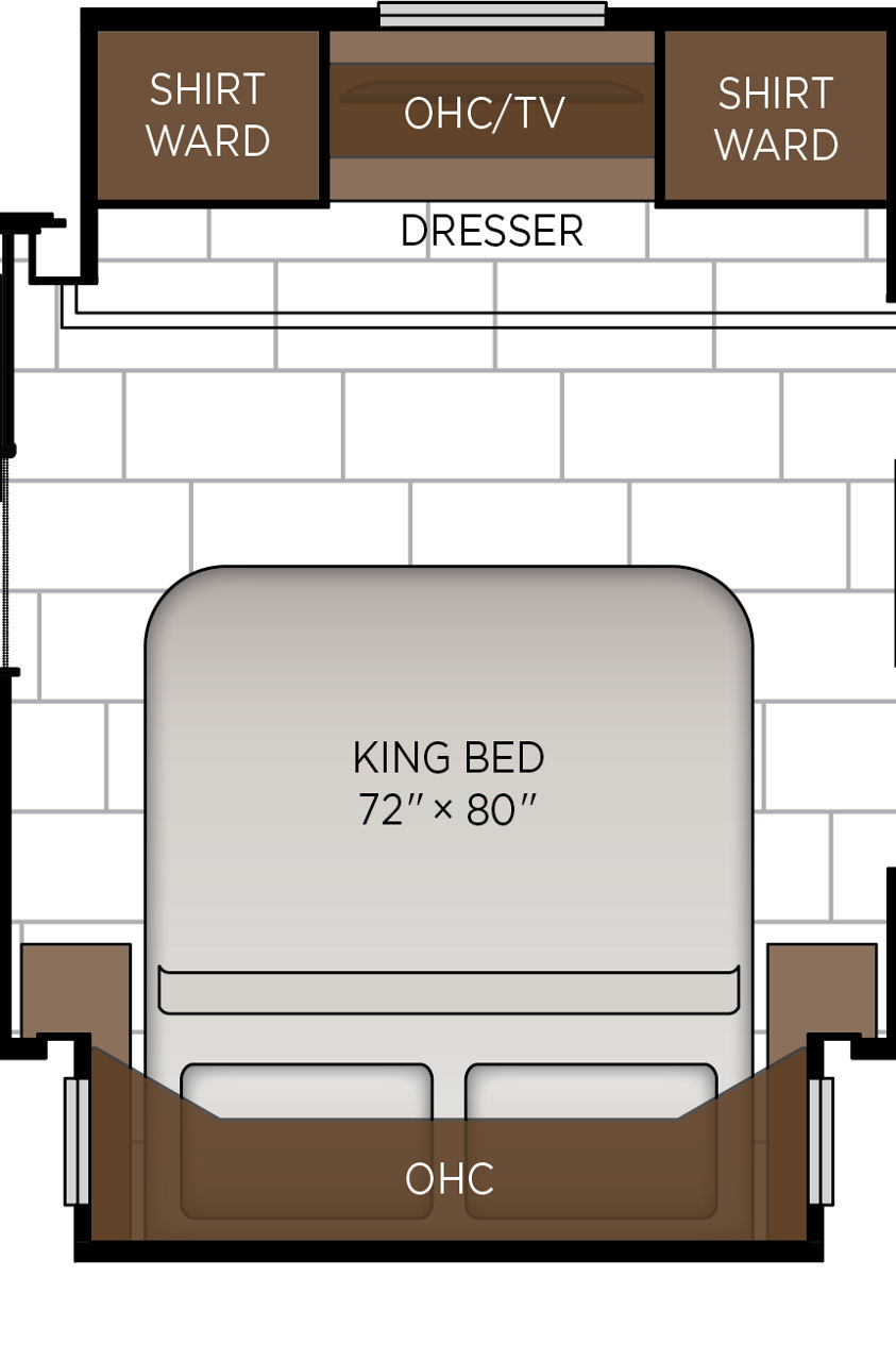 2027 Mountain Aire 3825 Bedroom Floorplan