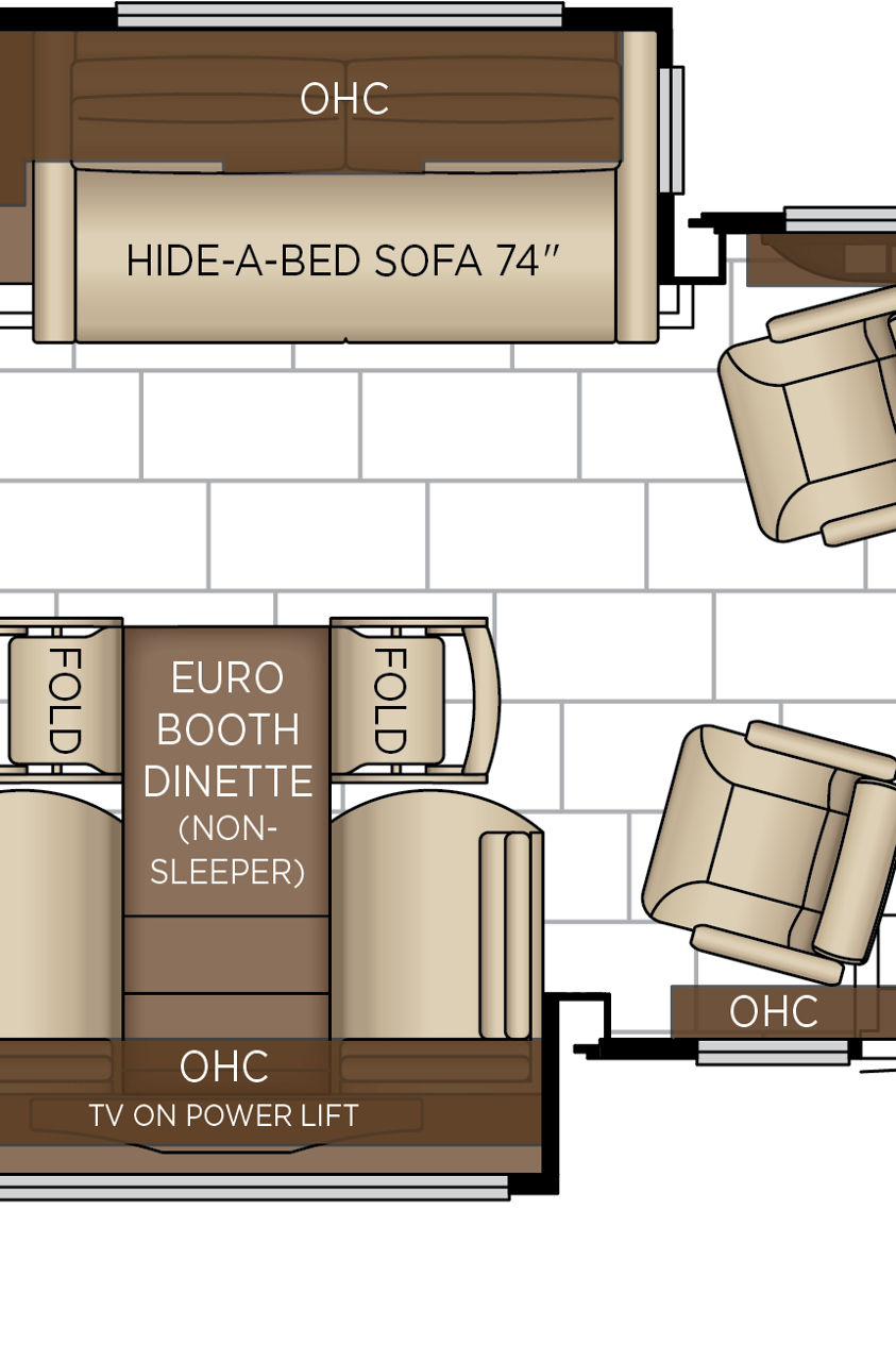 2027 Mountain Aire 3825 Cabin Floorplan
