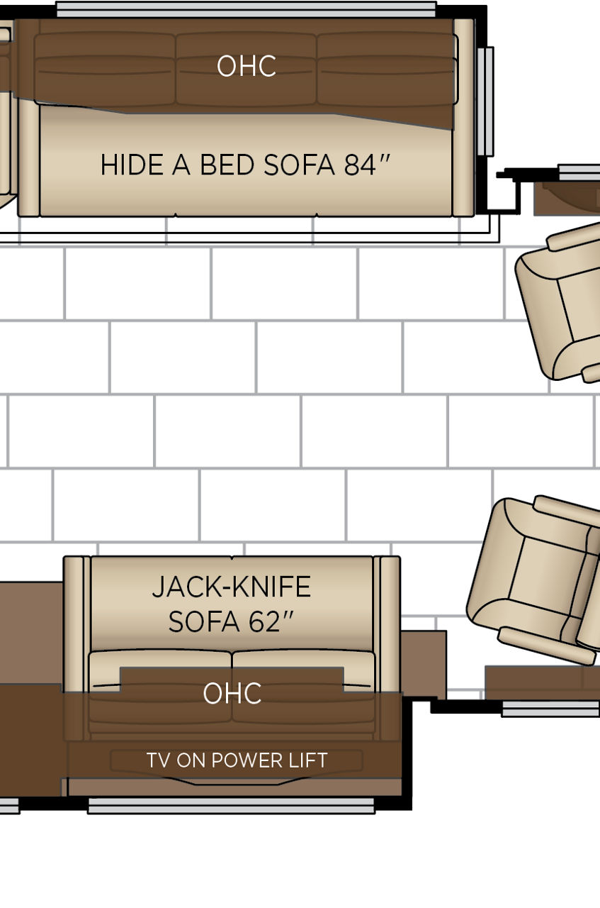 2027 Mountain Aire 4118 Cabin Floorplan