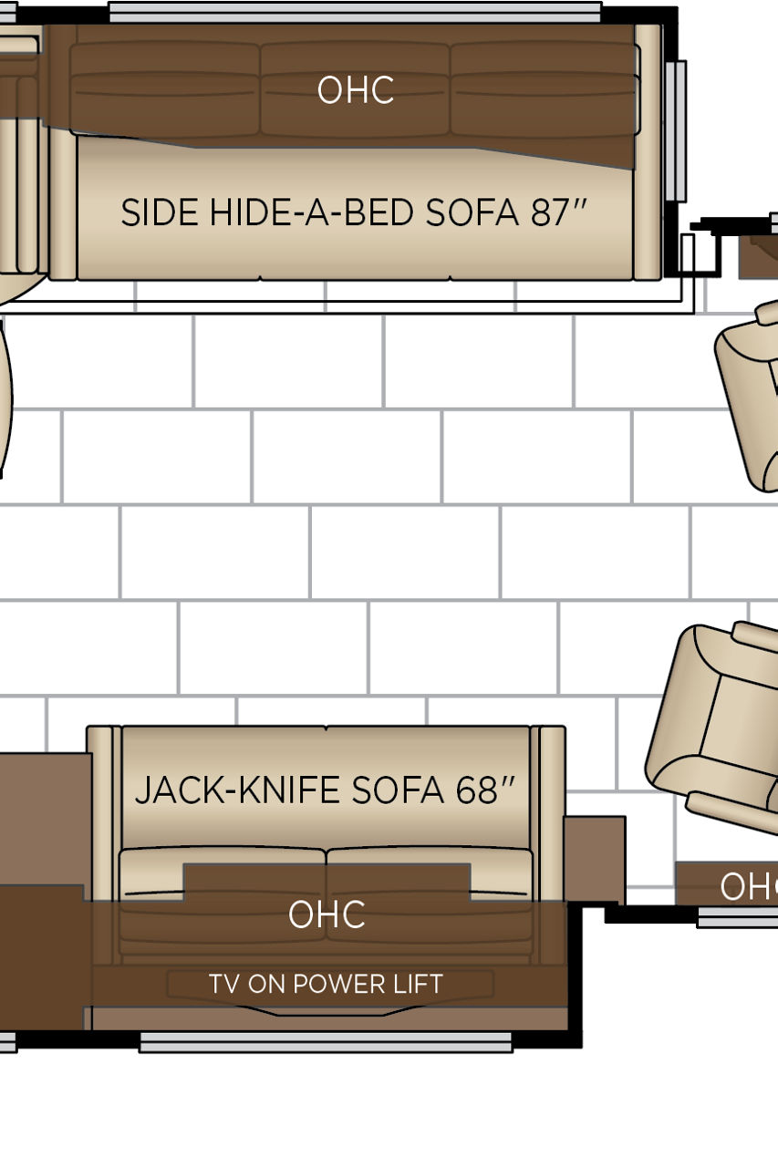 2027 Mountain Aire 4551 Cabin Floorplan