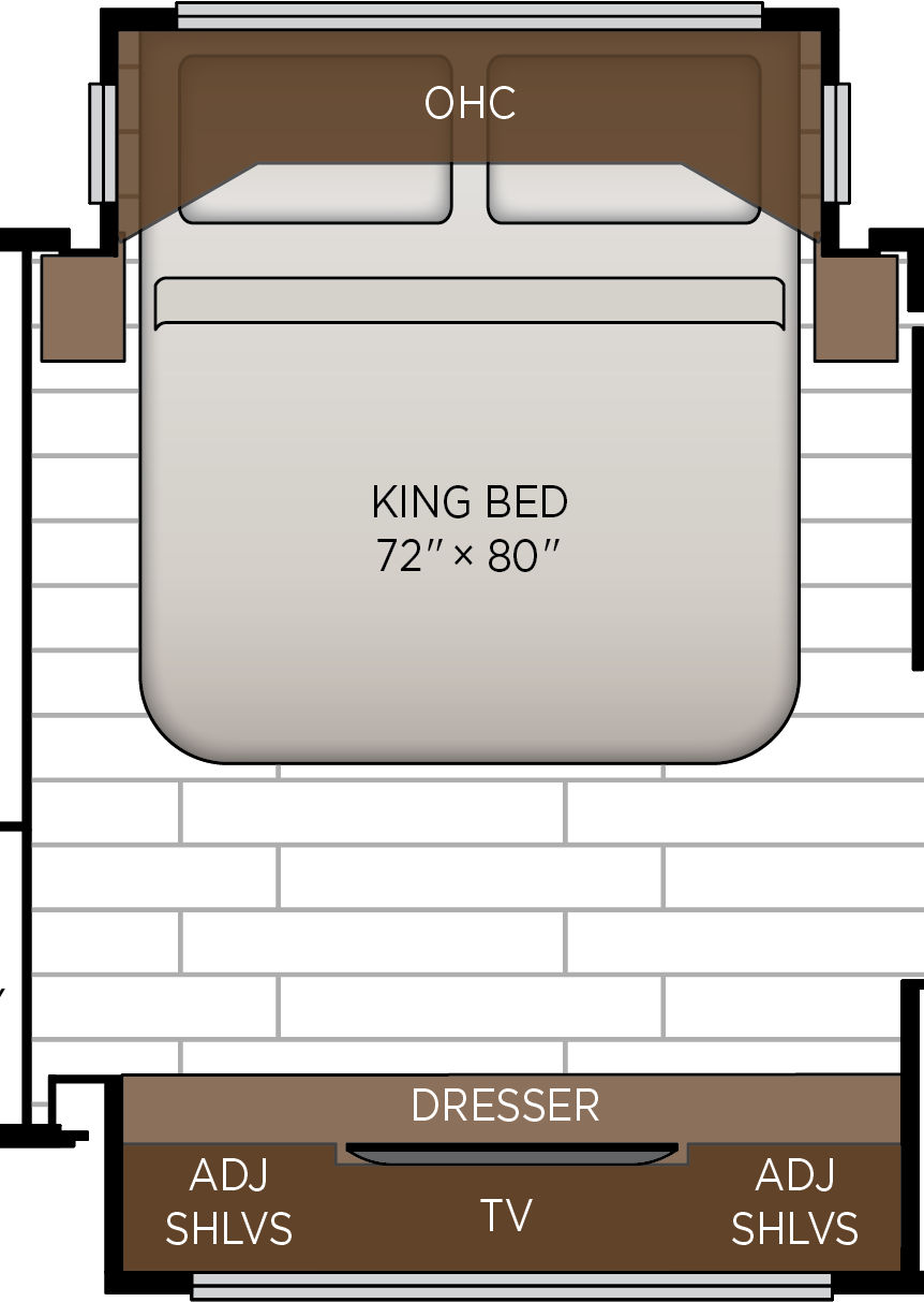 2027 New Aire 3543 Bedroom Floorplan