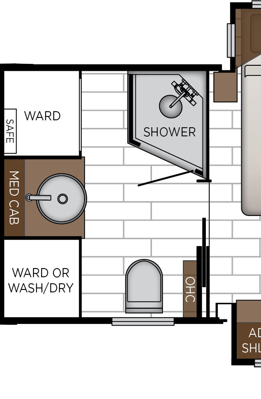 2027 New Aire 3547 Bathroom Floorplan