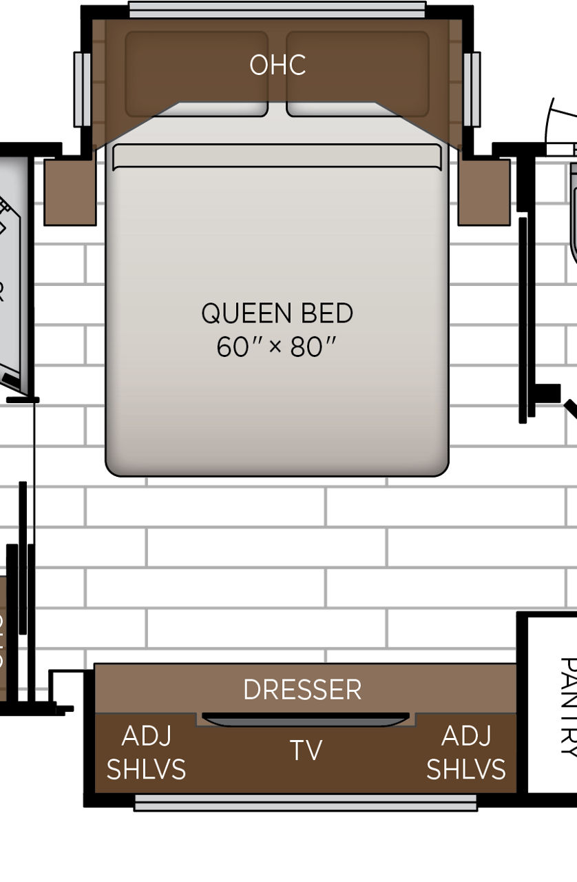 2027 New Aire 3547 Bedroom Floorplan