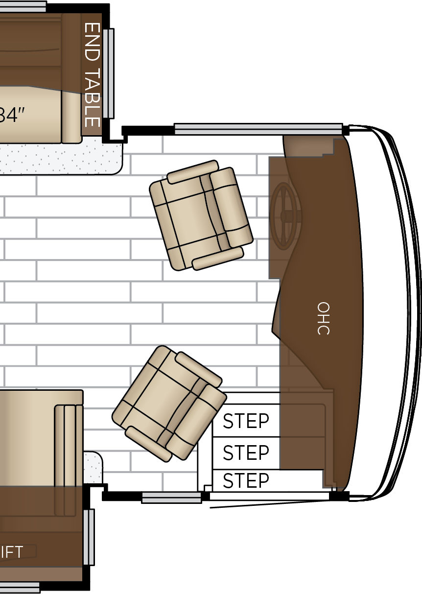 2027 Northern Star 3418 Cockpit Floorplan
