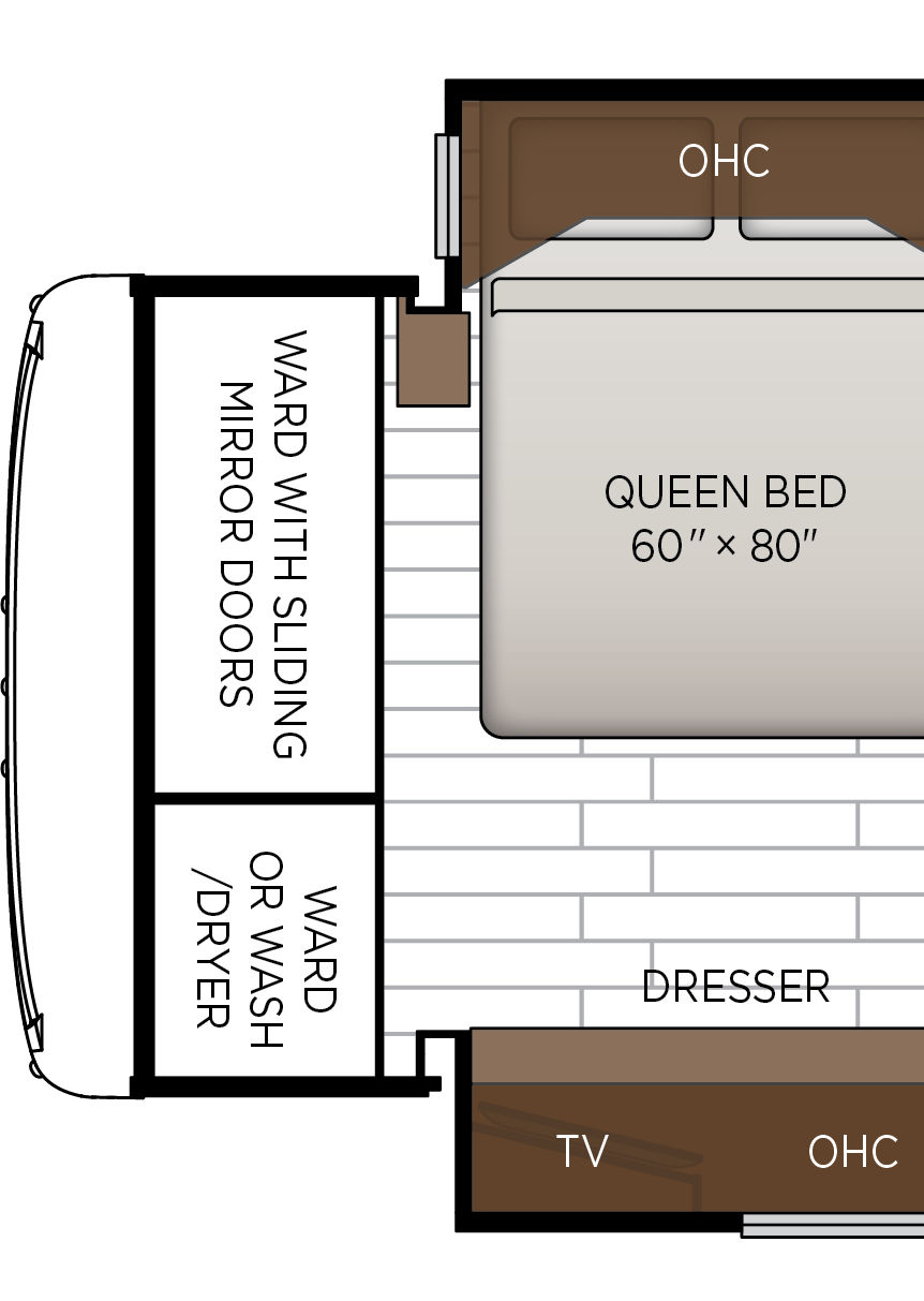 2027 Northern Star 3418 Exterior & Storage Floorplan