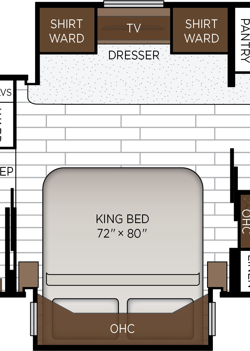 2027 Northern Star 3709 Bedroom Floorplan