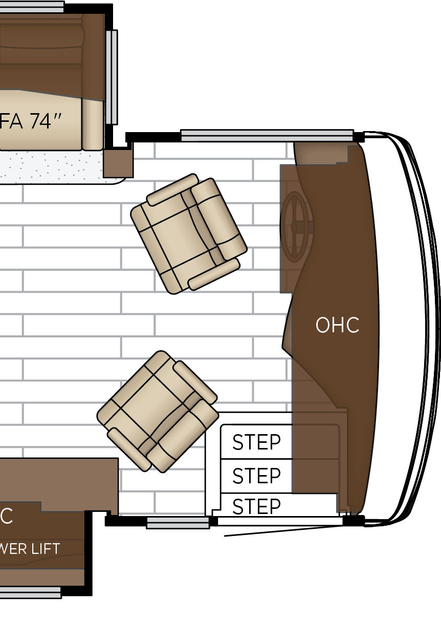 2027 Northern Star 3709 Cockpit Floorplan