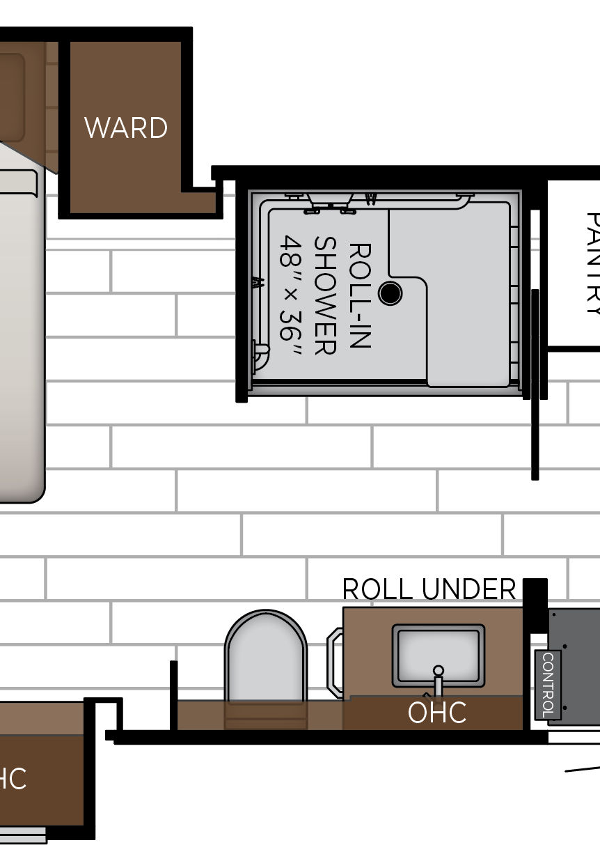 2027 Northern Star 4011 Bathroom Floorplan