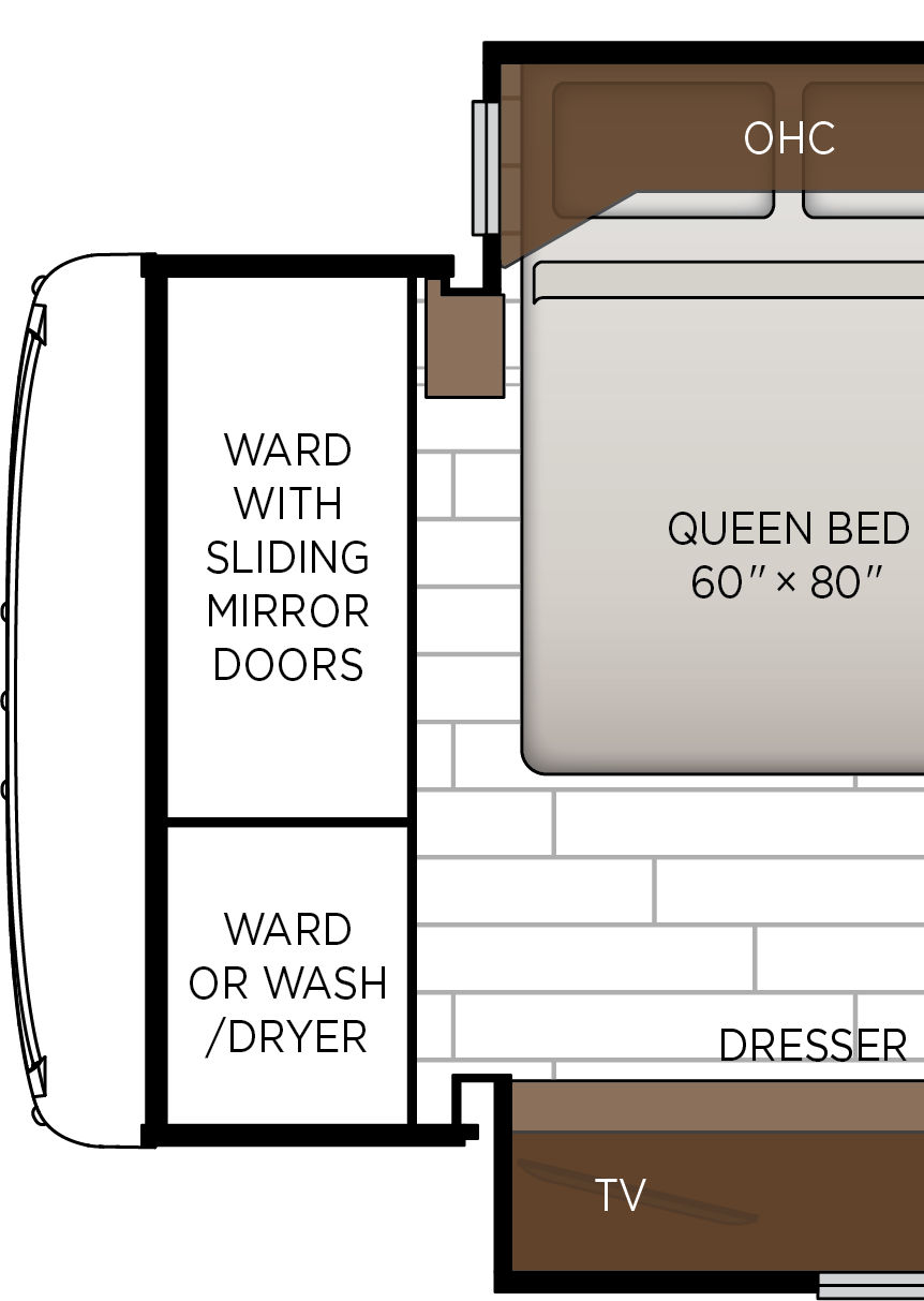 2027 Northern Star 4011 Exterior & Storage Floorplan