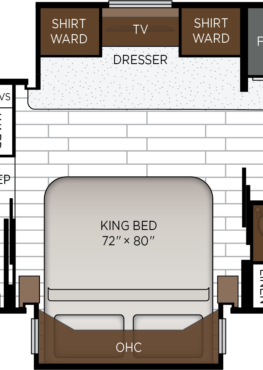 2027 Northern Star 4037 Bedroom Floorplan