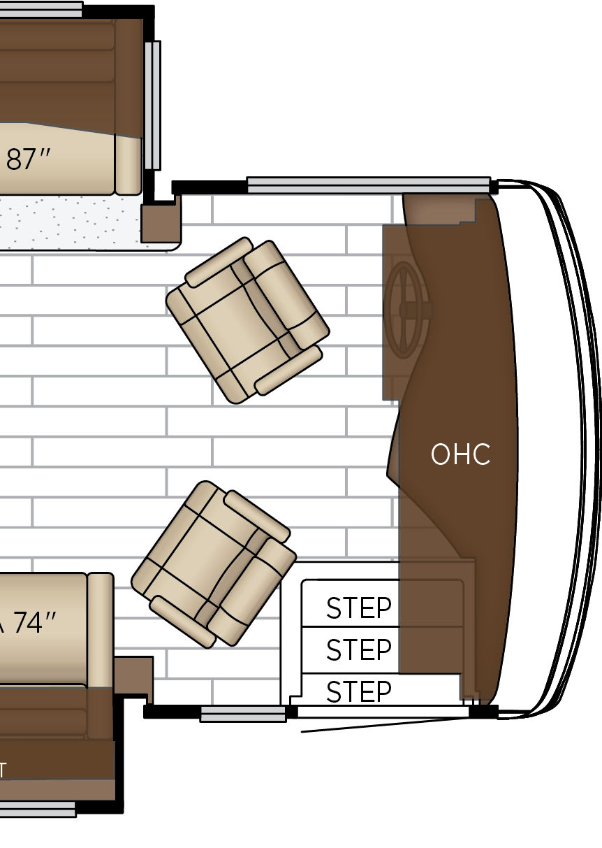 2027 Northern Star 4037 Cockpit Floorplan
